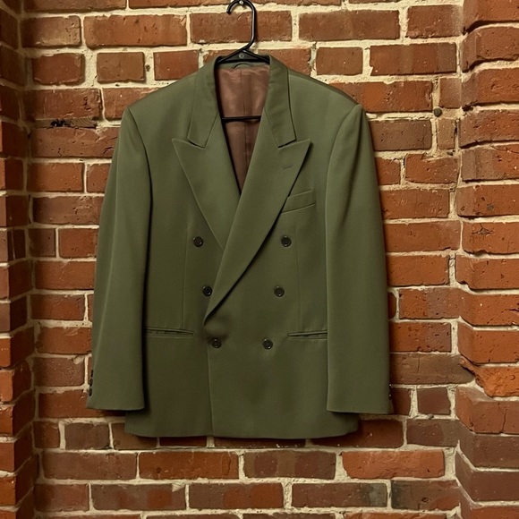 Vintage double breasted blazer - Picture 2 of 3